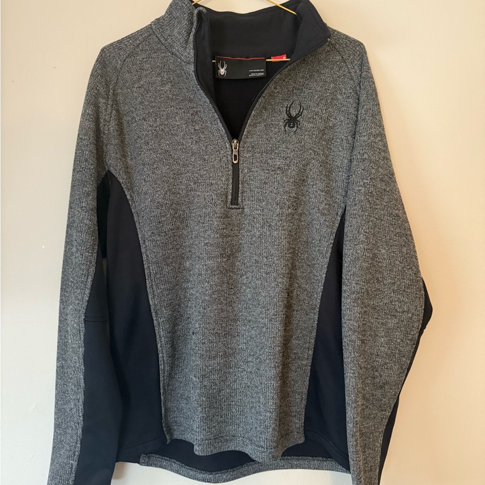 Spyder Gray and Black Performance Jacket